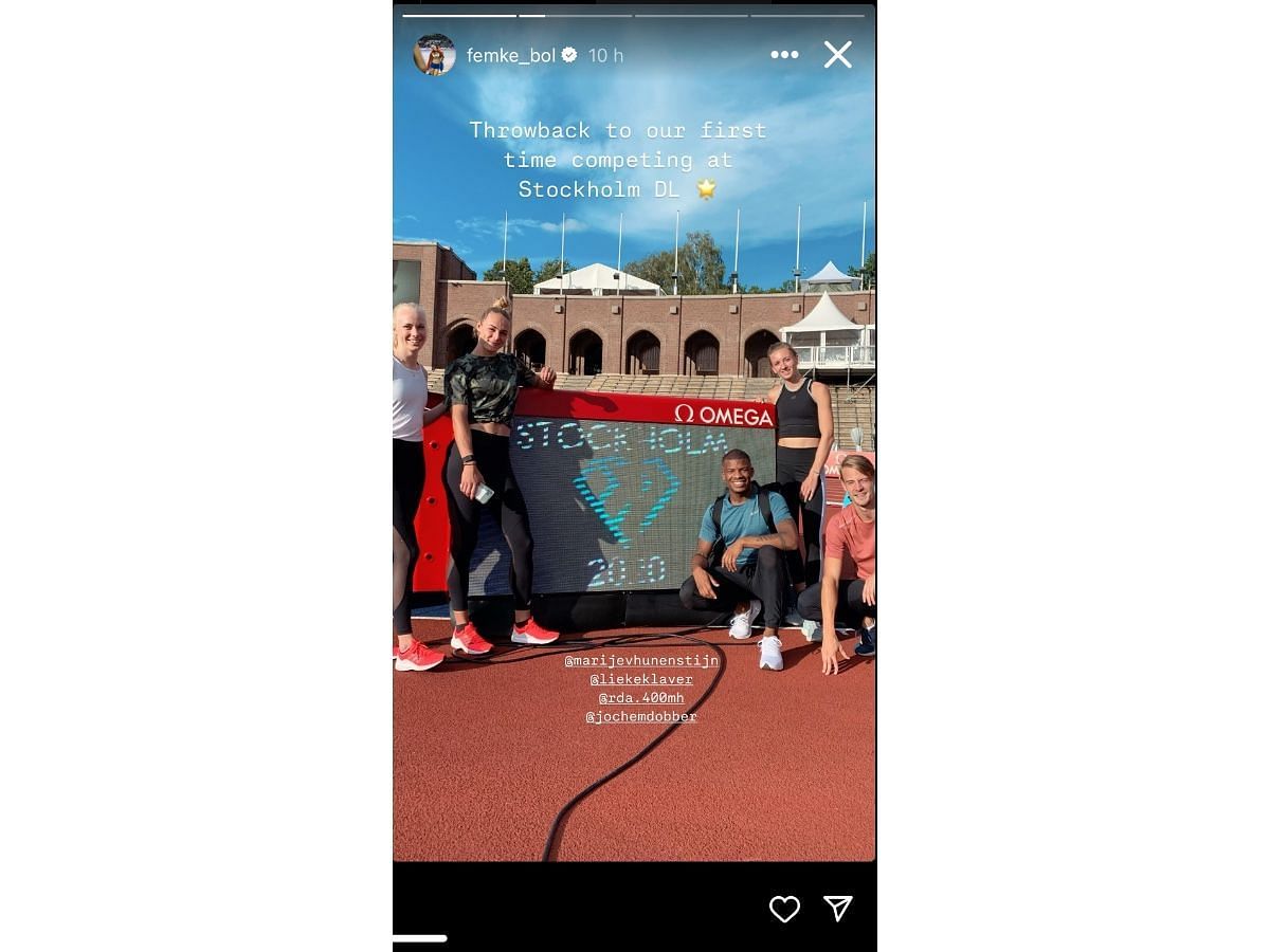 Bol’s Instagram story